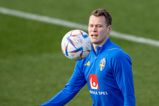 Viktor Claesson of the Swedish national football team