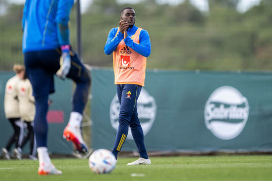 Ken Sema of the Swedish national football team