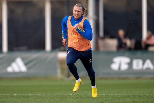 Emil Forsberg of the Swedish national football team