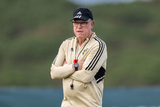 Head coach Janne Andersson of the Swedish national football