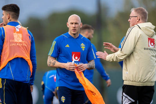 Magnus Eriksson of the Swedish national football team