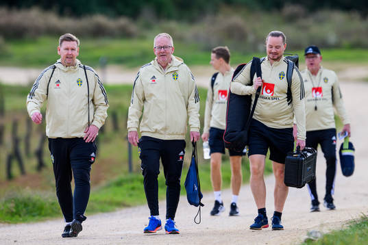 Assistant coach Peter Wettergren and scout Lasse Jacobsson