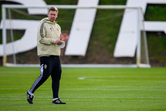 Assistant coach Peter Wettergren of the Swedish national