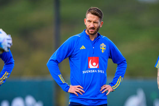 Marcus Rohdén of the Swedish national football team