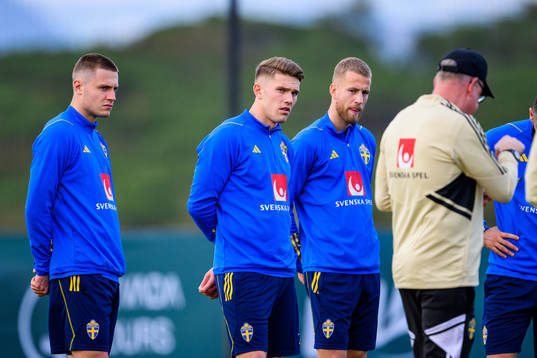 Mattias Svanberg, Viktor Gyökeres and Filip Dagerstål of