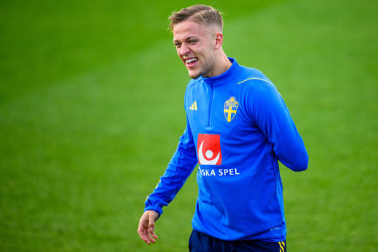Jesper Karlsson of the Swedish national football team