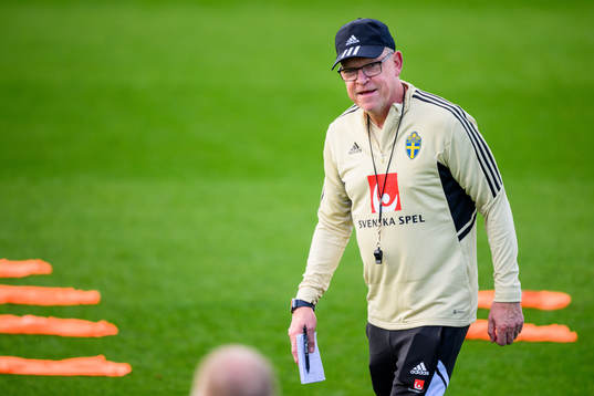 Head coach Janne Andersson of the Swedish national football
