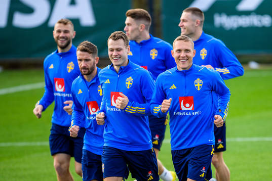 Marcus Rohdén, Viktor Claesson and Ludwig Augustinsson of