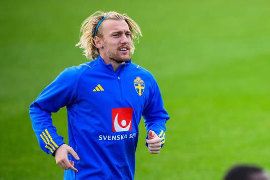 Emil Forsberg of the Swedish national football team