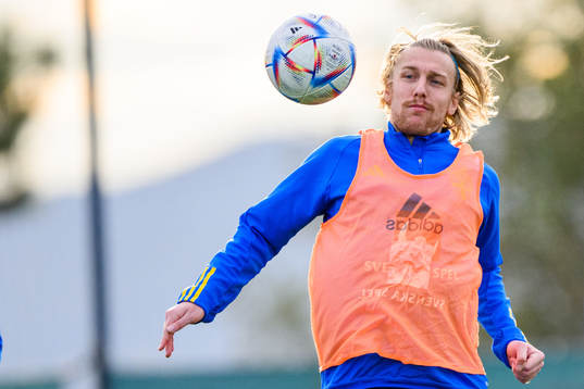 Emil Forsberg of the Swedish national football team