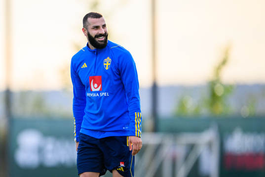 Mikael Ishak of the Swedish national football team