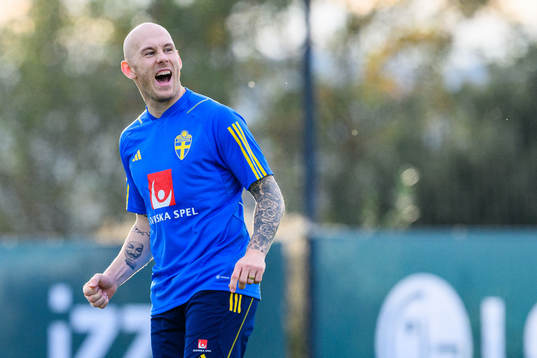Magnus Eriksson of the Swedish national football team
