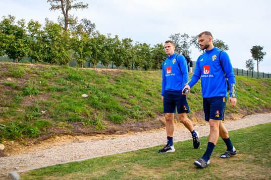 Viktor Claesson and Jesper Karlström of the Swedish