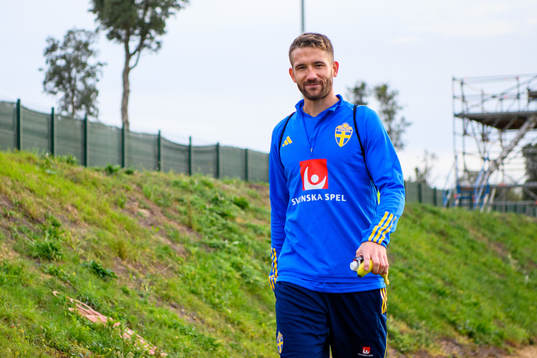 Marcus Rohdén of the Swedish national football team