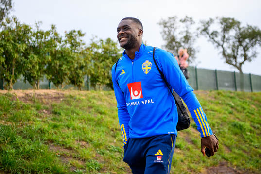 Ken Sema of the Swedish national football team
