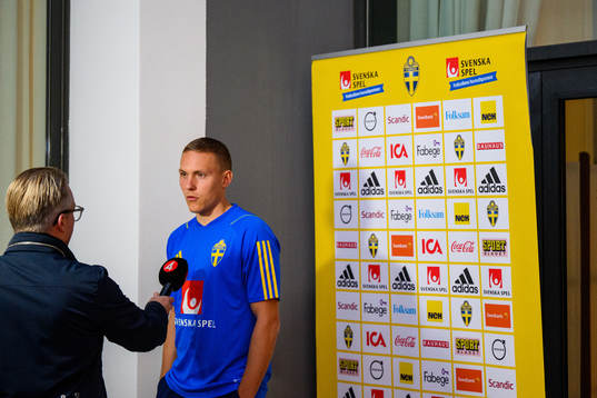 Ludwig Augustinsson of the Swedish national football team