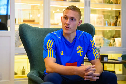 Ludwig Augustinsson of the Swedish national football team