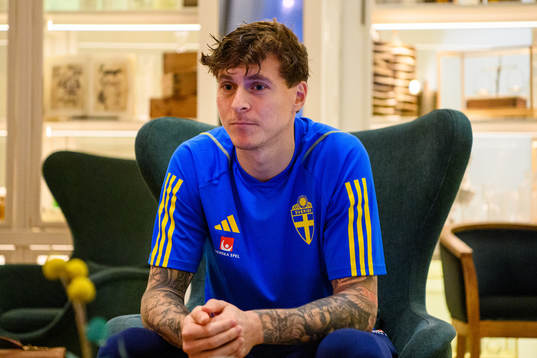 Victor Nilsson Lindelöf of the Swedish national football