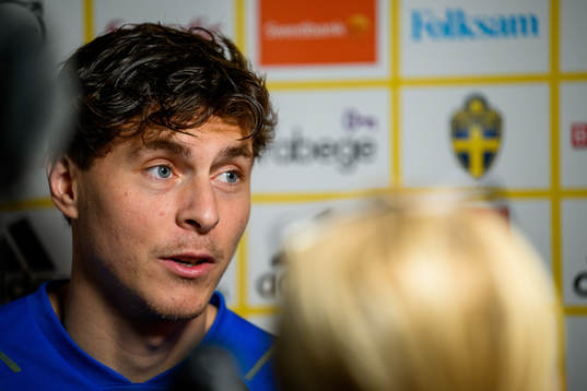 Victor Nilsson Lindelöf of the Swedish national football