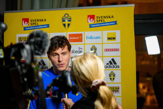 Victor Nilsson Lindelöf of the Swedish national football
