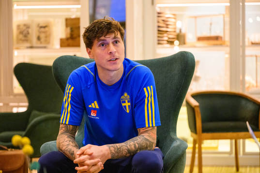 Victor Nilsson Lindelöf of the Swedish national football