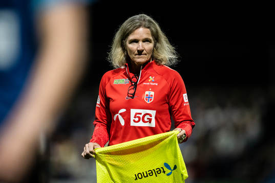Head coach Hege Riise of Norway