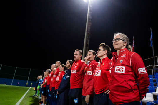 Head coach Hege Riise of Norway