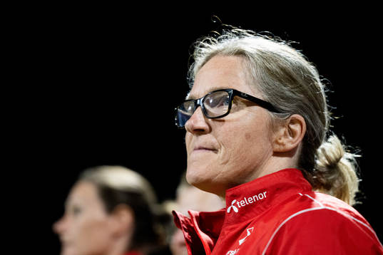 Head coach Hege Riise of Norway