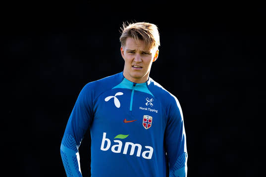 Martin Ødegaard of the Norwegian national football team