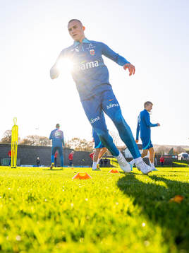 Leo Skiri Østigård of the Norwegian national football team
