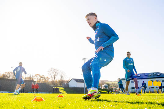 Ola Brynhildsen of the Norwegian national football team