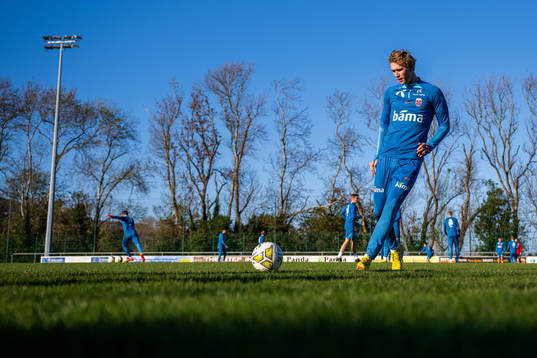 Ola Solbakken of the Norwegian national football team