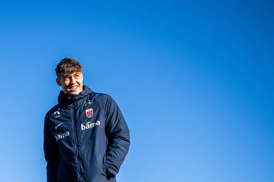Jørgen Strand Larsen of the Norwegian national football