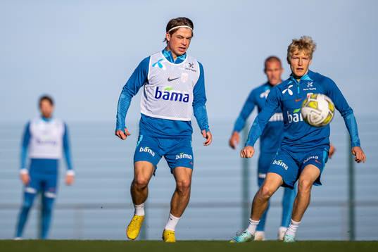 Patrick Berg and Birger Meling of the Norwegian national