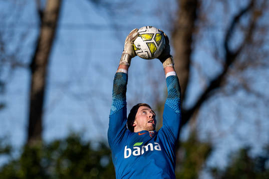 Goalkeeper Egil Selvik of the Norwegian national football
