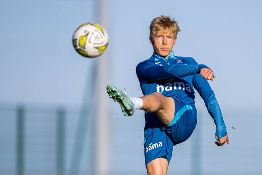 Birger Meling of the Norwegian national football team