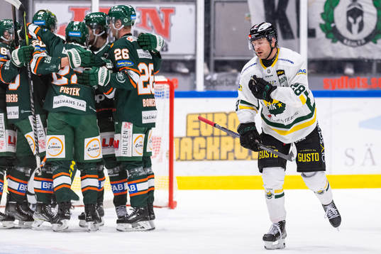 Kristianstads spelare jublar