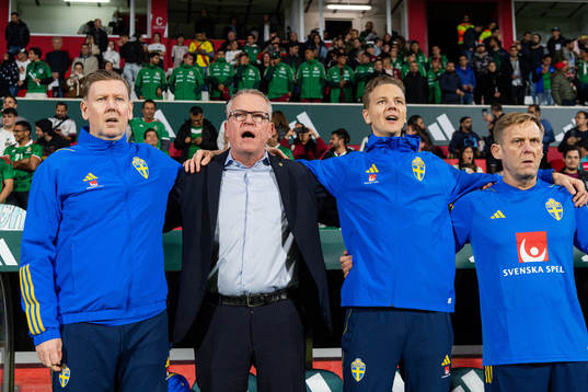 Assistant coach Peter Wettergren, Head coach Janne