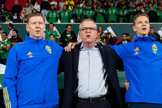 Assistant coach Peter Wettergren, Head coach Janne