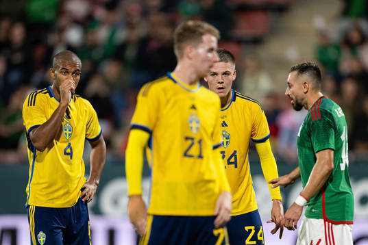 Isak Hien , Samuel Gustafson and Emil Holm of Sweden
