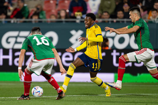 Anthony Elanga of Sweden