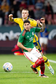 Mattias Svanberg of Sweden and Jorge Sanchez of Mexico
