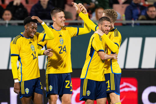 Anthony Elanga , Emil Holm , Marcus Rohdén and Samuel