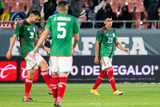 Jesus Gallardo of Mexico looks dejected