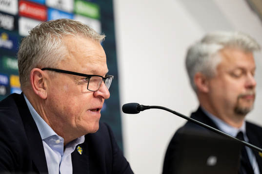 Head coach Janne Andersson of Sweden