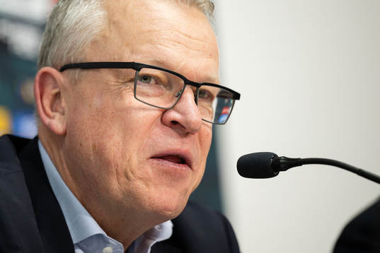 Head coach Janne Andersson of Sweden