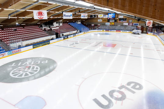 Interiör vy av Plivit Arena