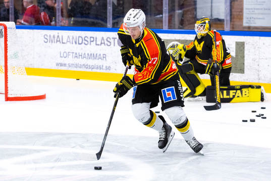 Västerås Ludvig Jardeskog på uppvärmningen