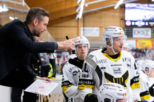Västerås assisterande tränare Patrik Fagerlund och
