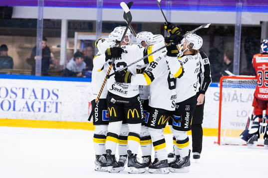 Västerås spelare jublar